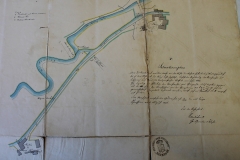 1, Situationsplan der Lust u. Hofferbertchen Mühle v. 1856